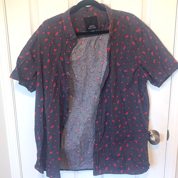 Watermelon Button Up Shirt - Picture 2 of 4